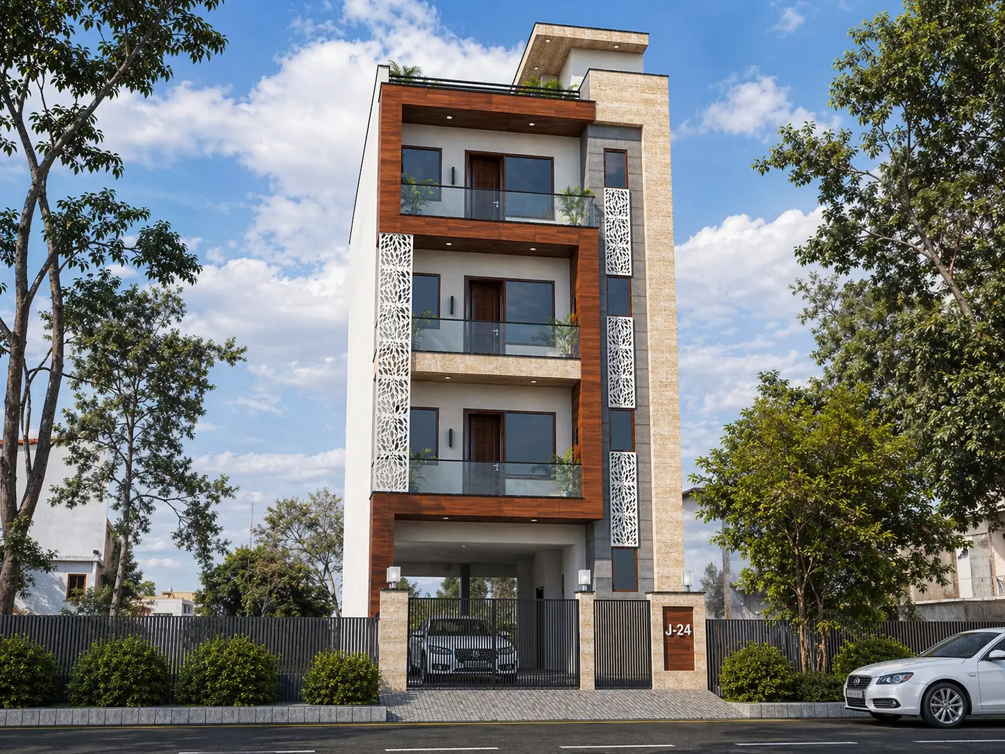 J-Block Sector 91 builder floor exterior, Faridabad