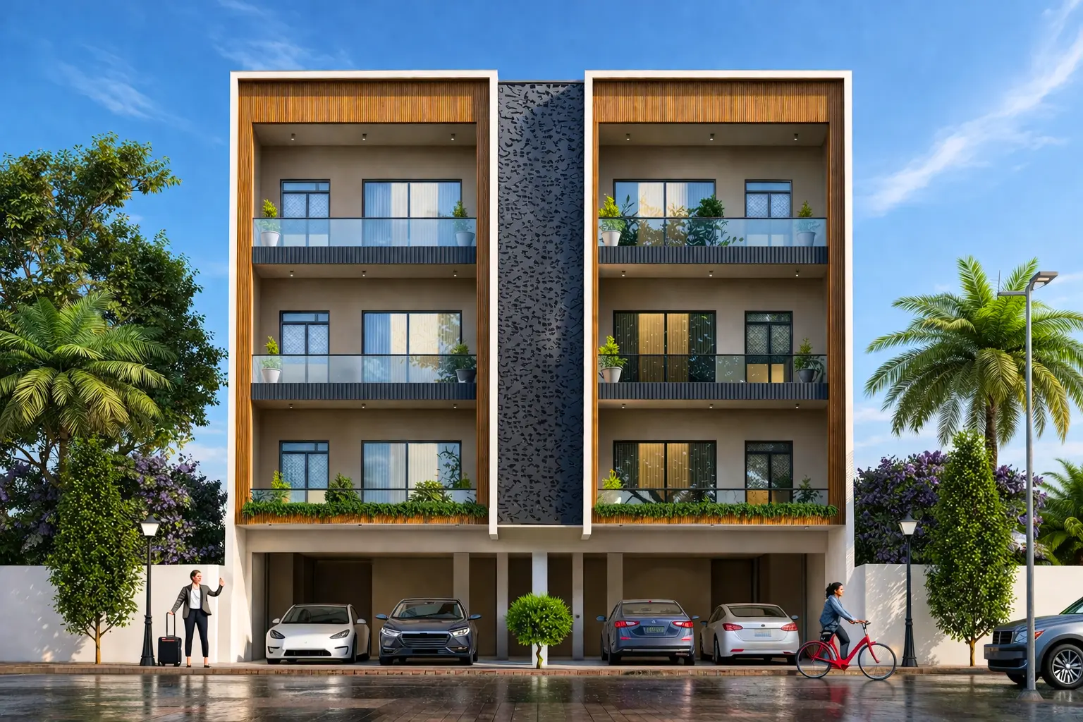 Krishna Kartik Homes builder floor exterior Faridabad